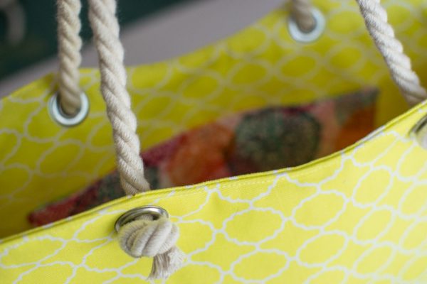 How To Make A Tote Bag With Rope Handles