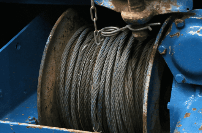 How to lube wire rope?