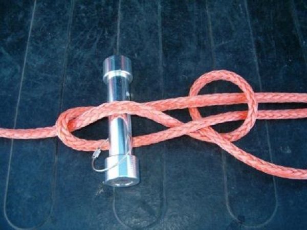 How to shorten synthetic winch rope