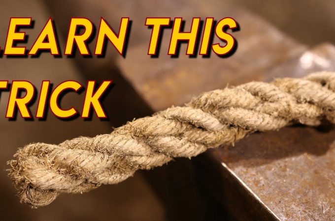 How to straighten jute rope?