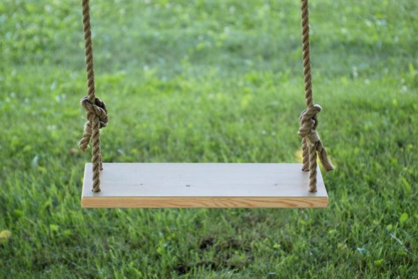 How to hang a rope swing from a tall tree