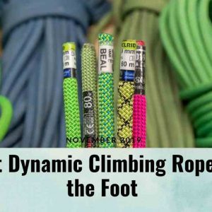 Dynamic Climbing Rope by the Foot