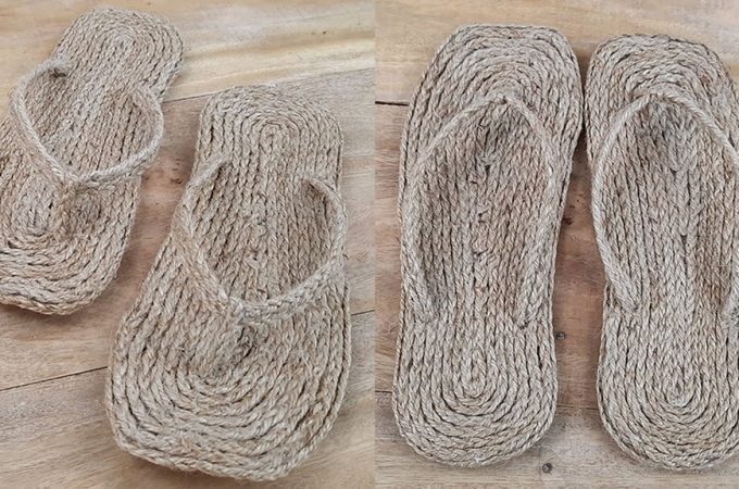 How to make rope sandals