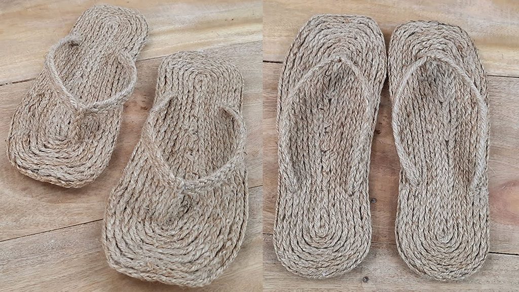 How to make rope sandals