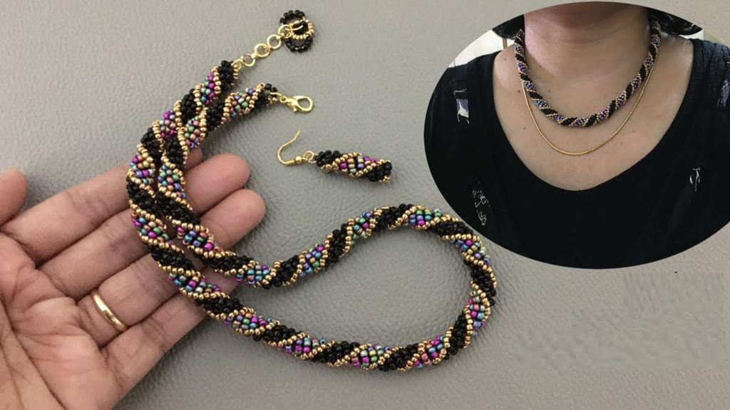 How do I finish my rope jewelry securely?