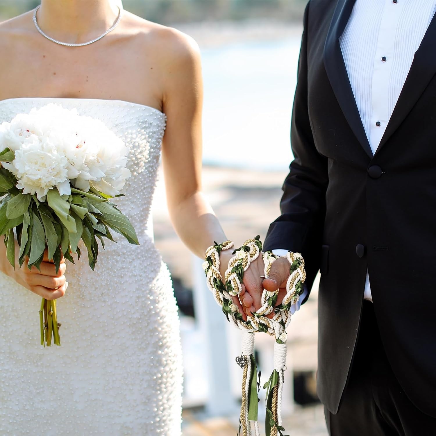 ReliThick bright-colored wedding lasso cord – rustic handfasting lazo for traditional Catholic ceremonies and unity rituals.