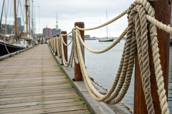 shipping ropes for boats, docks, and maritime