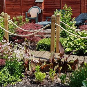 decorative rope for outdoor spaces