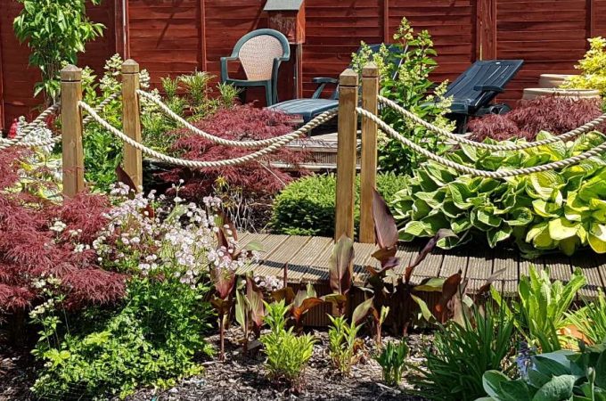 decorative rope for outdoor spaces
