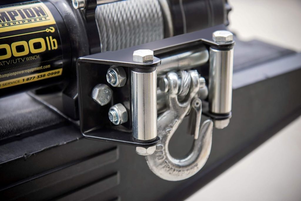 Champion 20009 Roller Fairlead for 3500 lb ATV/UTV winches, designed for wire cable use