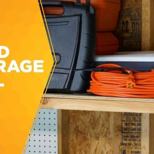 Close-up of Woods extension cord wrap designed for light-duty use and easy storage