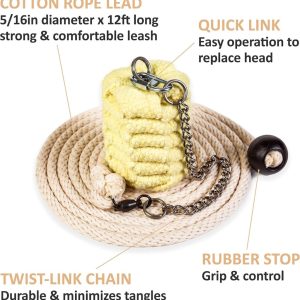 FIRE MECCA 12ft fire rope dart with 3″ Kevlar head coiled neatly, showcasing durable weave and performance-grade materials.