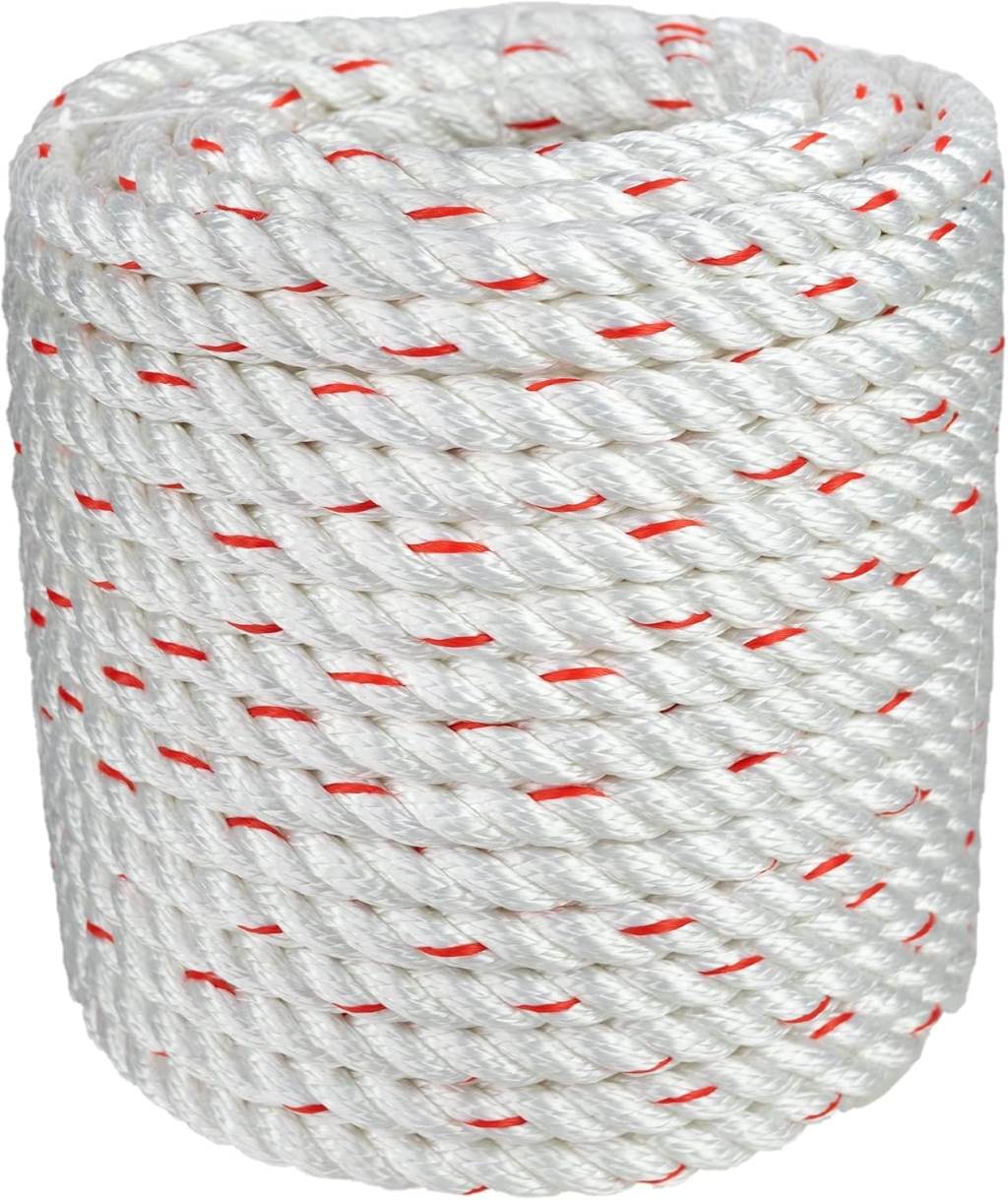 Heavy-duty arborist bull rope, strong polyester hoist line for tree work.