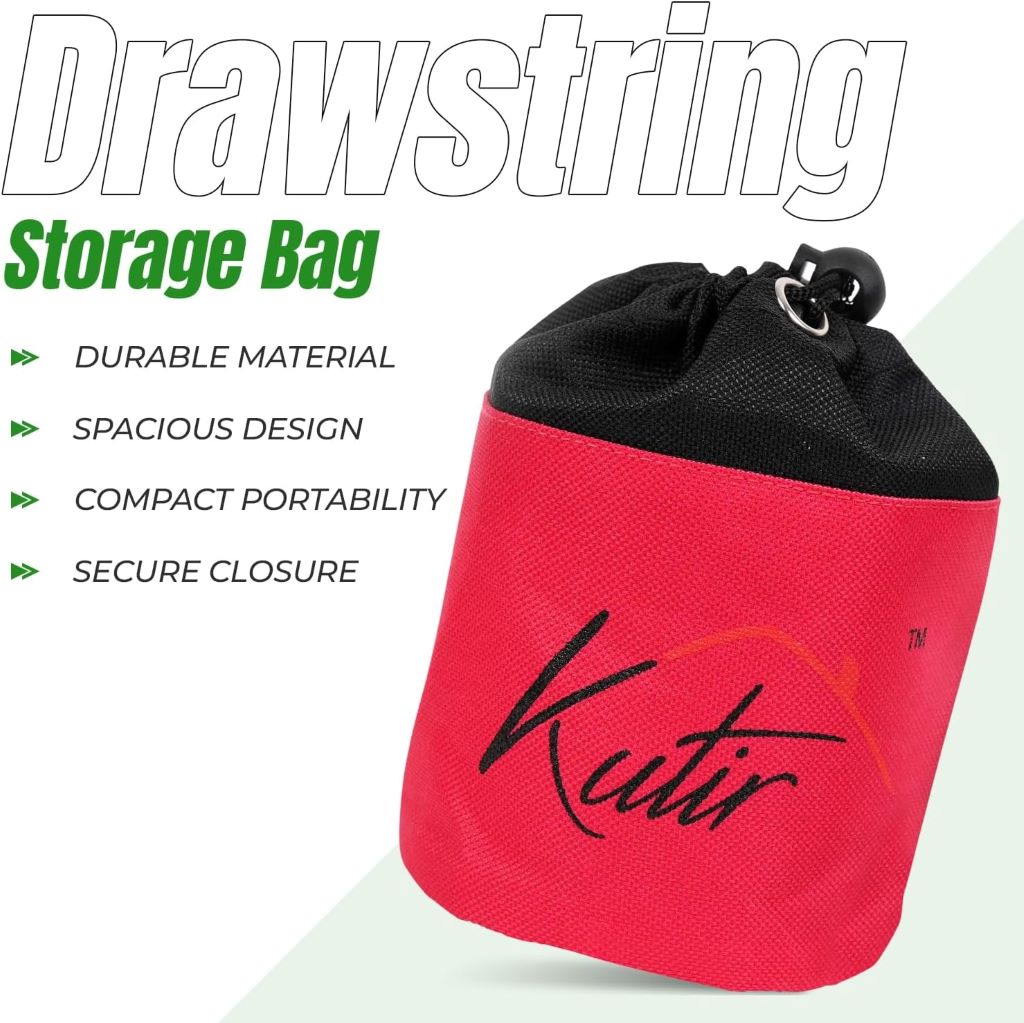 Arborist using Kutir Throw Weight and Line Kit outdoors, highlighting its heavy-duty rope and storage bag.