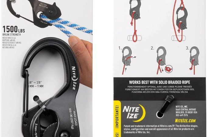 Nite Ize CamJam XT Large Aluminum Rope Tightener – Black Carabiner Tie Down for Camping & Hiking Reviews