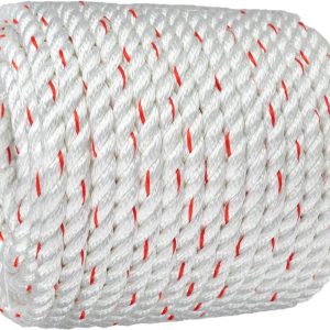 Right Rope arborist bull rope, 5/8 inch x 100 feet, high-strength polyester rigging line.