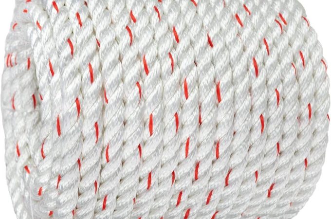 Right Rope arborist bull rope, 5/8 inch x 100 feet, high-strength polyester rigging line.