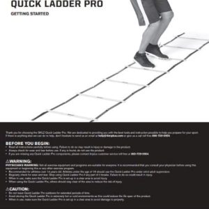 Close-up of SKLZ Speed Ladder showing durable rungs and setup for agility training.