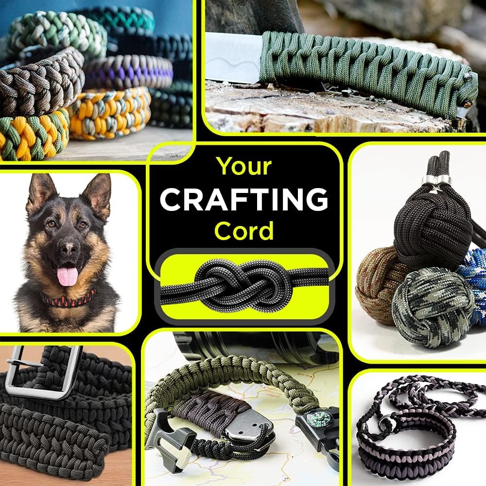 Close-up of TECEUM 1000-foot paracord spool – strong and versatile rope featured in real-world use cases, pros, and cons.