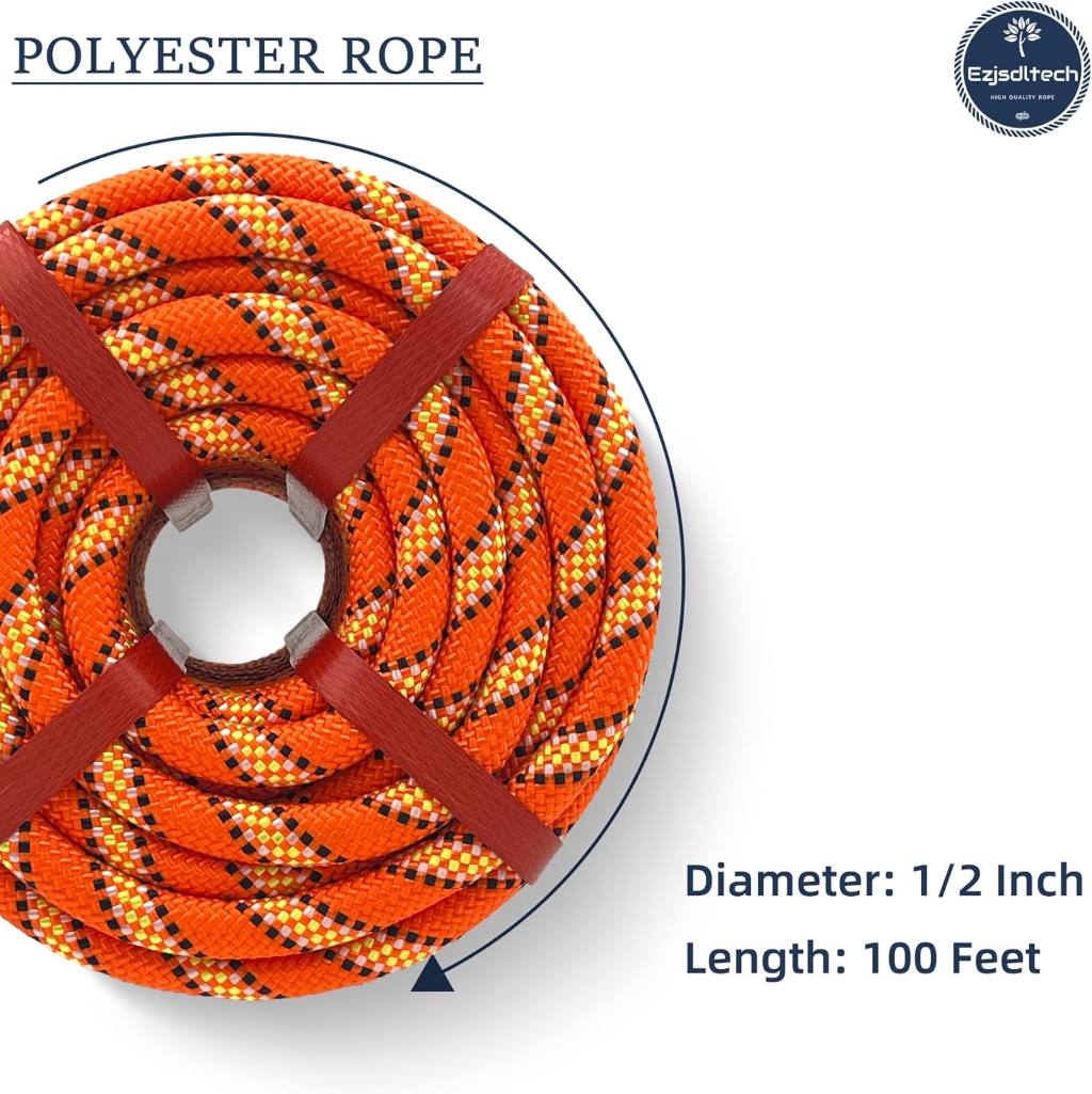 Heavy-duty bull rope designed for arborists, perfect for climbing, construction, and sailing.