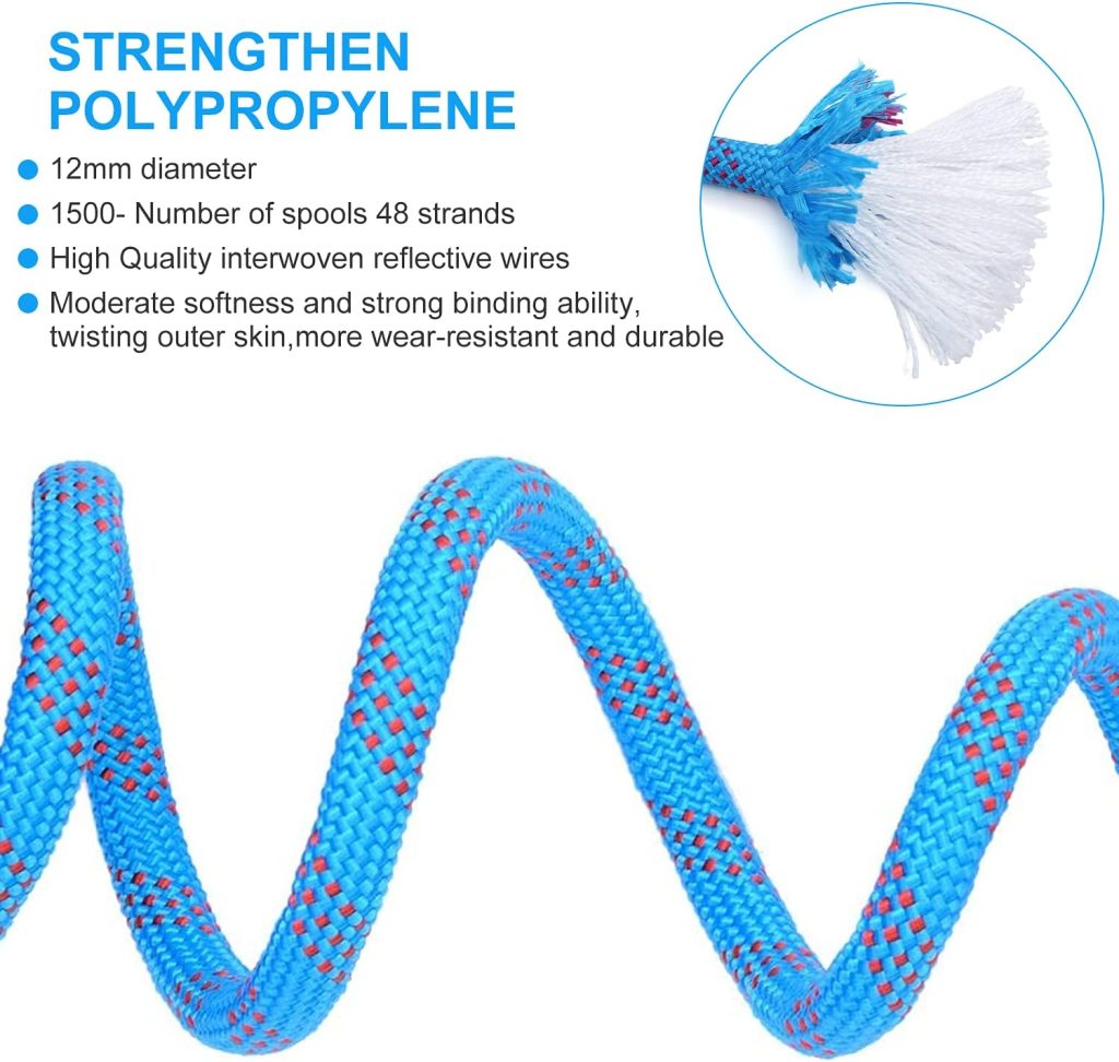 10mm/12mm outdoor climbing and rescue rope.