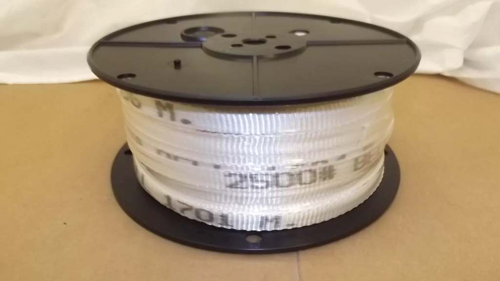 Heavy-duty mule tape rope securing electrical wires in a utility system