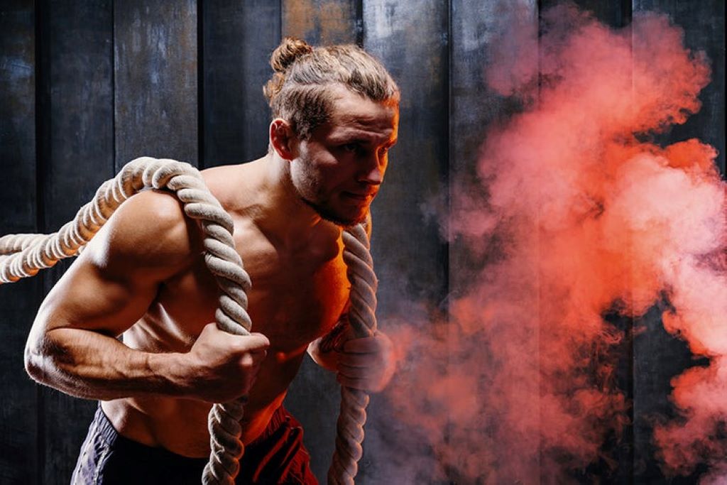 Heavy-duty ropes used in work and exercise, highlighting tension, resilience, and time-honored techniques
