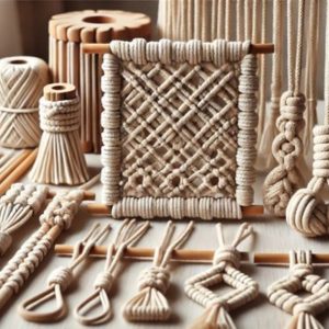 Ancient and modern ropes showcasing traditional knotting techniques through history