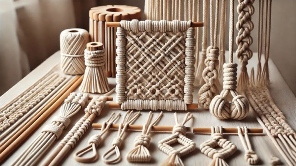 Ancient and modern ropes showcasing traditional knotting techniques through history