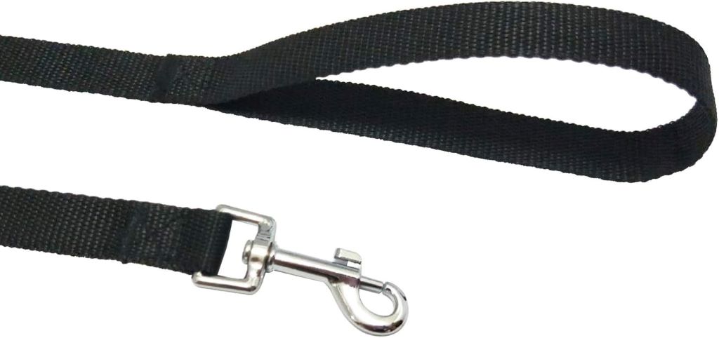 20-foot nylon puppy training leash ideal for outdoor and recall training.