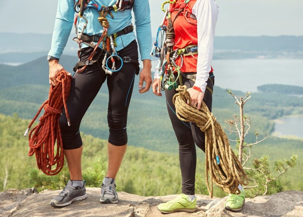 Close-up of a frayed rope showing signs of wear and damage.