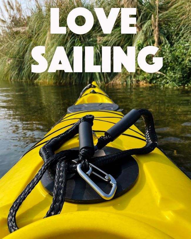 Durable Iririi dock lines with built-in snubber, ideal for securing kayaks, pontoons, and power boats.