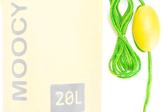 Green MOOCY float rope used with kayak, jet-ski, and PWC accessories.