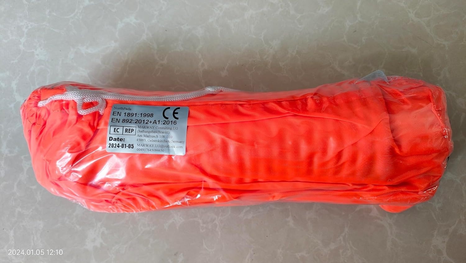 32ft marine floating rope by NorthPada, perfect for kayaking, camping, and water activities.