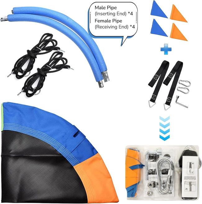 Children enjoying PACEARTH flying saucer swing with 900lb weight capacity