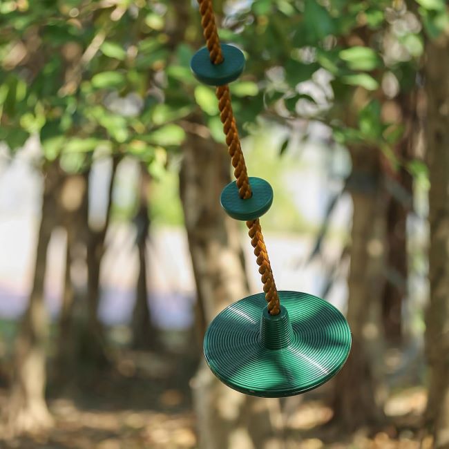 ZNCMRR tree swing climbing rope set with hanging strap and carabiner