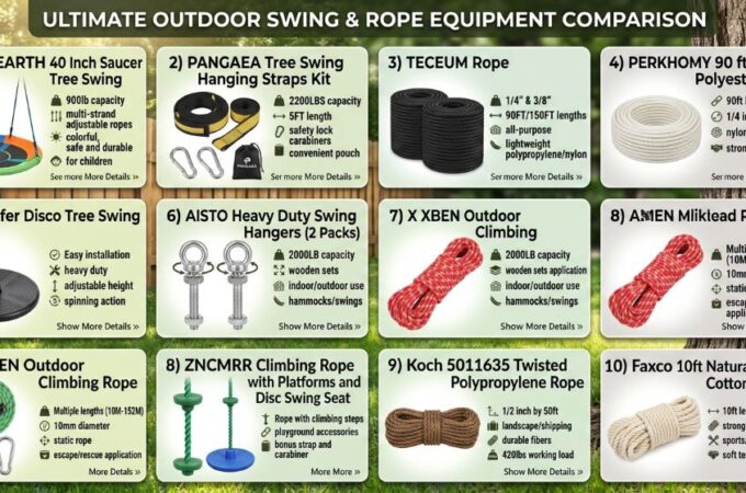 Best Affordable Outdoor Swings & Climbing Ropes: Which Pick Delivers the Most Backyard Adventure?