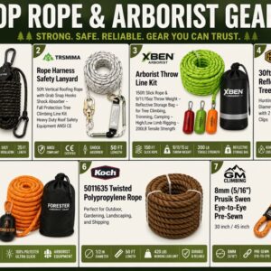 Affordable arborist rope kit in Colorado featuring long throw line and gear for trimming and climbing trees safely
