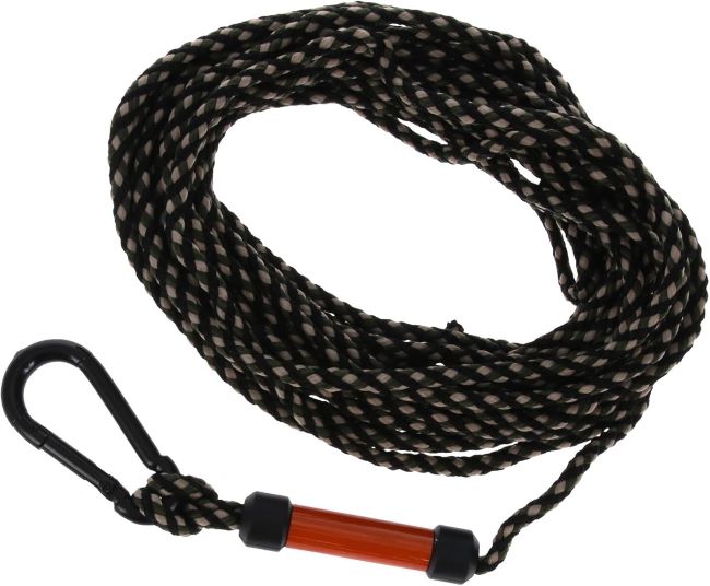 HME Maxx Hoist Rope 25 ft with reflective band, adjustable hunting gear lift system for treestand and outdoor use