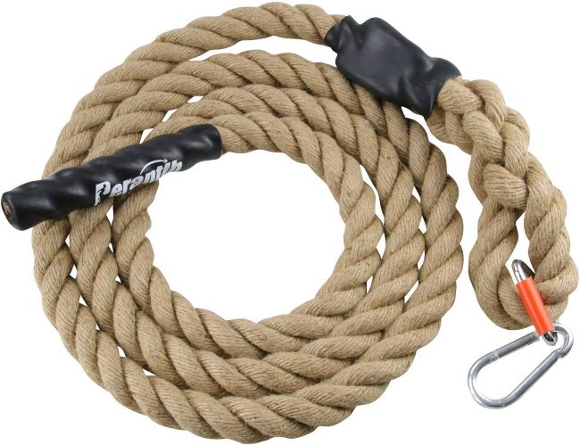 Perantlb fitness climbing rope for gym training and strength workouts with multiple length options for indoor and outdoor use