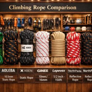 Best affordable rappelling ropes in New York comparing strength, safety features, and durability for outdoor climbing
