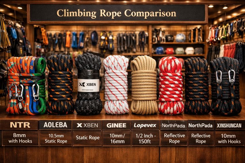 Best affordable rappelling ropes in New York comparing strength, safety features, and durability for outdoor climbing
