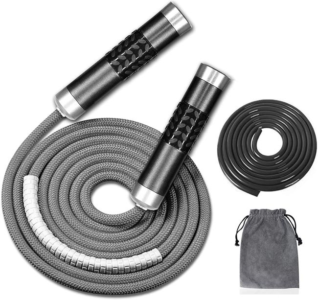 Redify weighted jump rope 1LB with aluminum handles and durable rope for MMA, boxing, cardio, and fat-burning workouts