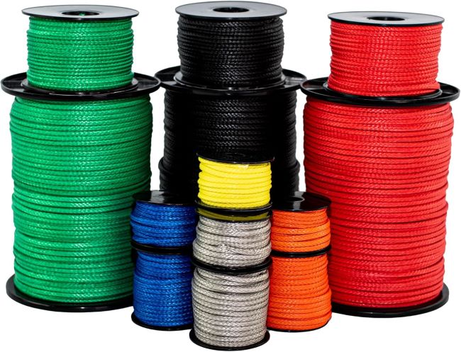 SGT Knots hollow braid HMPE rope with UV and abrasion resistance for arborist work, boating, and lifting tasks