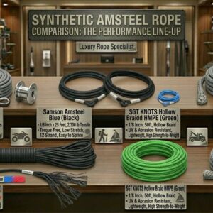 Best affordable synthetic Amsteel ropes in California, comparing durability and strength under real load conditions