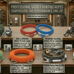 Best affordable climbing and rappel ropes for saddle hunting in Texas, comparing safety features and durability for tree stand use