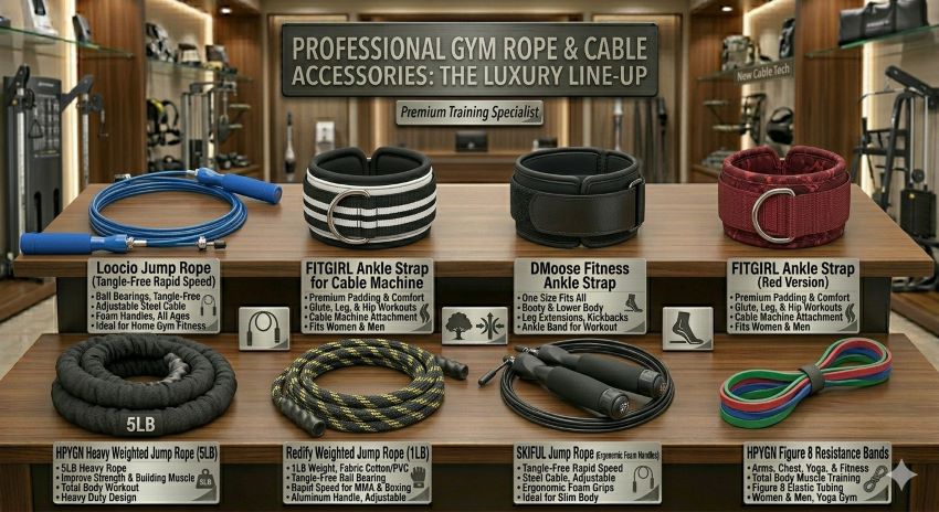 Best affordable gym ropes in New York, comparing jump ropes, weighted ropes, and resistance bands for fitness results