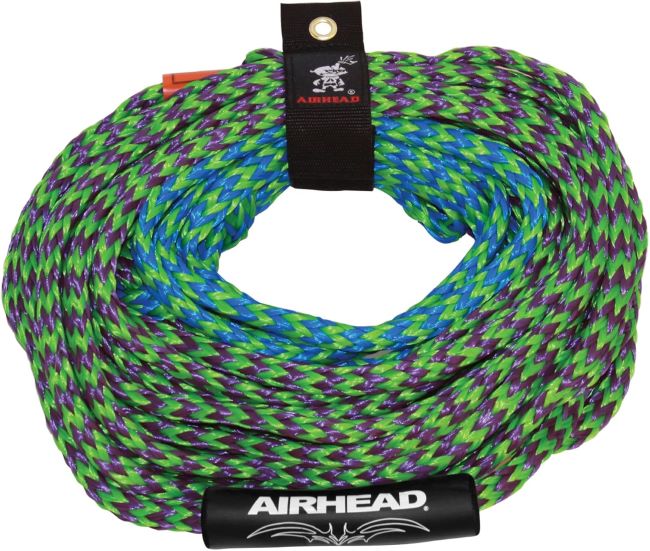 Airhead 60-foot heavy-duty tow rope for one to four person towable tubes with rope keeper