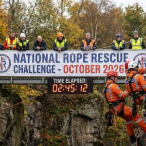 UKRO rope rescue team competing at national challenge October 2026