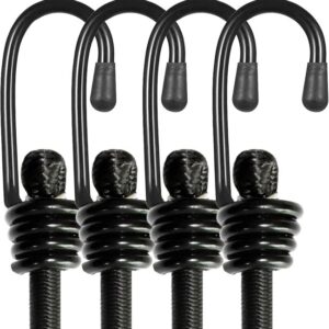 BEXSLE 4-piece bungee strap set for securing gear during travel and outdoor activities